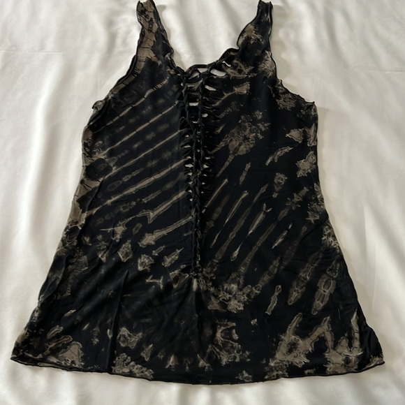 Tie-Dye Tank with Cut-Out Detail - Picture 2 of 3
